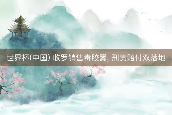 世界杯(中国) 收罗销售毒胶囊， 刑责赔付双落地